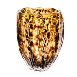 Vaso De Vidro Italy Leopardo 12cm x 15,5cm 61723 Wolff