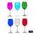 Jogo de 6 Taças de Vinho Cristal Ecológico 450 ml Coloridas Colibri 450/COL Bohemia