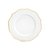 Prato Sobremesa Porcelana Maldivas Branco Fio Dourado 21cm 18054 Wolff