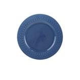 Prato Sobremesa Porcelana Grace Azul 19cm 17562 Wolff