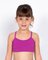 Top Fitness Infantil com Alça Fina em Lycra Gaia