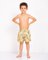 Shorts Masculino Infantil Mash de Tactel 619 Estampa Nemesia Color Amarelo