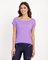 Blusa Decote Canoa Mais Soltinha em Dry Fit Lavanda