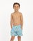 Shorts Masculino Infantil Mash de Tactel 619 Estampa Folhagem Verde