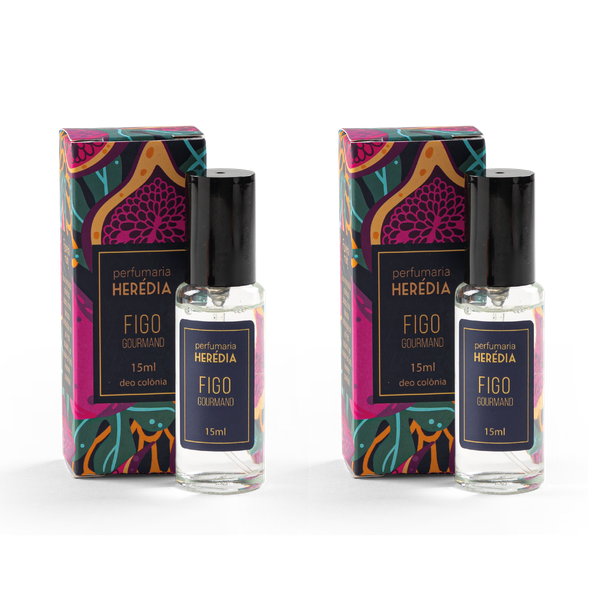 Kit com 2 Perfumes Figo Gourmand - Deo Colônia 15ml