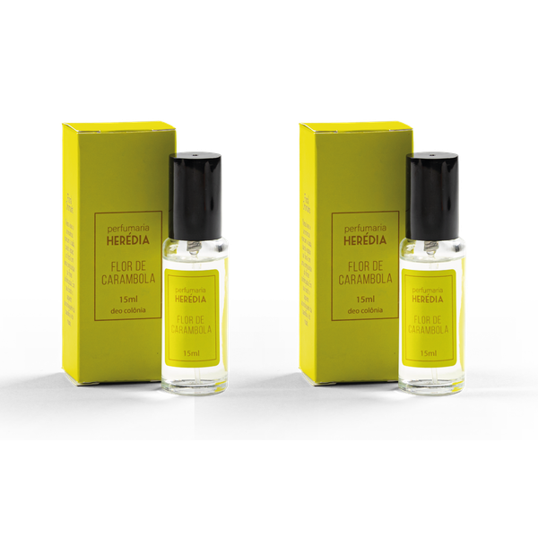 Kit com 2 Perfumes Flor de Carambola - Deo Colônia 15ml