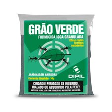 Formicida Grão Verde 50g - Dipil | Isca granulada para controle de formigas cortadeiras