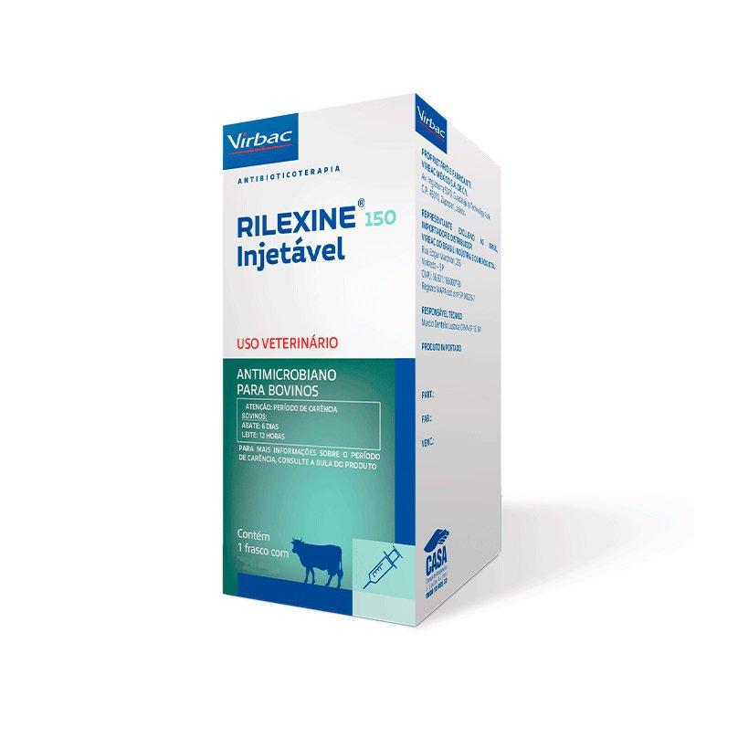 Rilexine 150 Injetável - 100 ml  Loja Agropecuária
