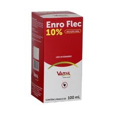 Enro Flec Oral 10% 100mL - Vansil | Tratamento de infecções em aves