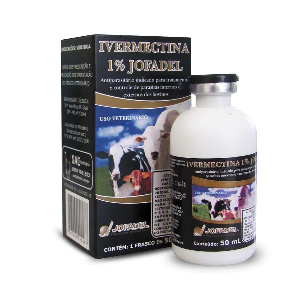 Ivermectina Jofadel 1% - 50 ml | Loja Agropecuária