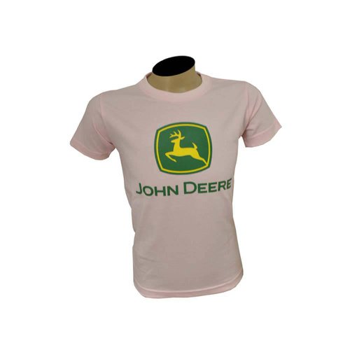 Camiseta Infantil Rosa John Deere Loja Agropecu ria