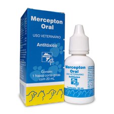 Mercepton Oral 20mL - Bravet | Antitóxico para cães e gatos