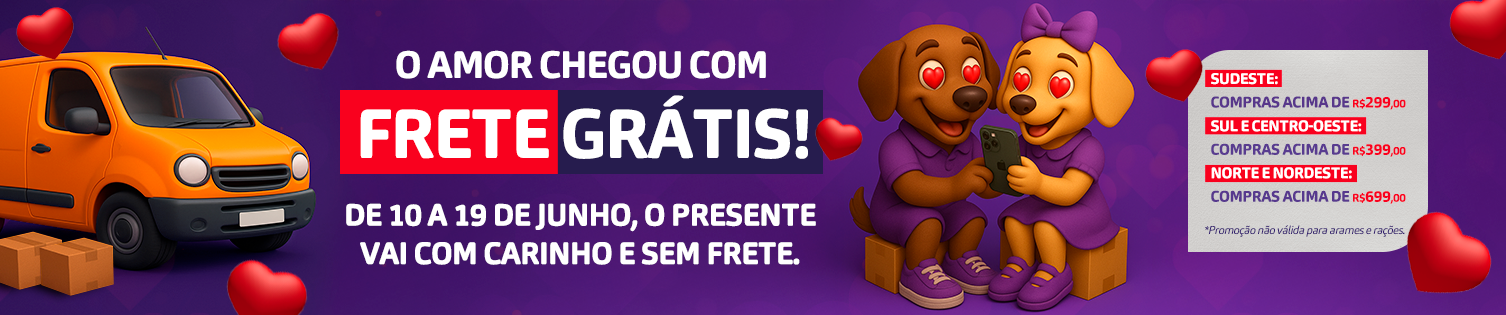 FRETE GRATIS JUNHO