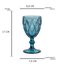 Taça de Água de Vidro Diamond 310ml Azul 6502 Lyor