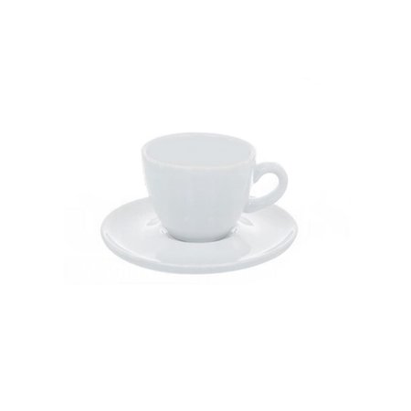 Xícara de Chá com Pires 200ml Quenia 2ª Linha Porcelana Atlas