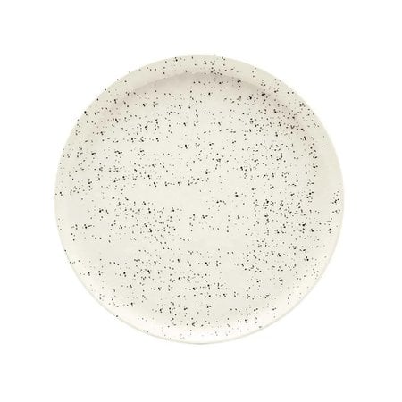 Prato Sobremesa Chuvisco Branco 20cm AO03-1C02 Oxford
