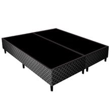 Base Box Queen Gazin Perola Negra Bipartida 198cm x 158cm