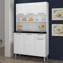 Armário de Cozinha Aço Itatiaia Compacto Kit Rose Branco
