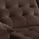 Sofá Retrátil e Reclinável 2 Lugares 2,90m Suede Marrom Maceió Bonato