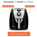Fritadeira Elétrica Air Fryer Com 4 Litros e 1500W AFN40BI Mondial Preta e Inox