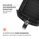 Fritadeira Elétrica Air Fryer Com 4 Litros e 1500W AFN40BI Mondial Preta e Inox