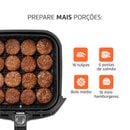 Fritadeira Elétrica Air Fryer Com 4 Litros e 1500W AFN40BI Mondial Preta e Inox