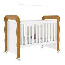Berço Mini Cama Infantil Mirelle Carolina Amadeirado Betula