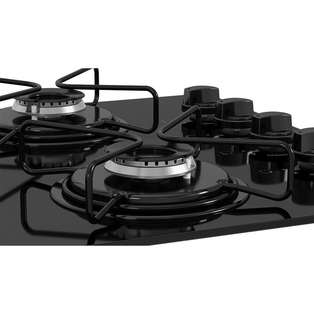 Cooktop Itatiaia Essencial 5 Bocas Com Acendimento Automático Preto