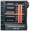 Rádio Portátil Motobras PFT22 2 Faixas Preto