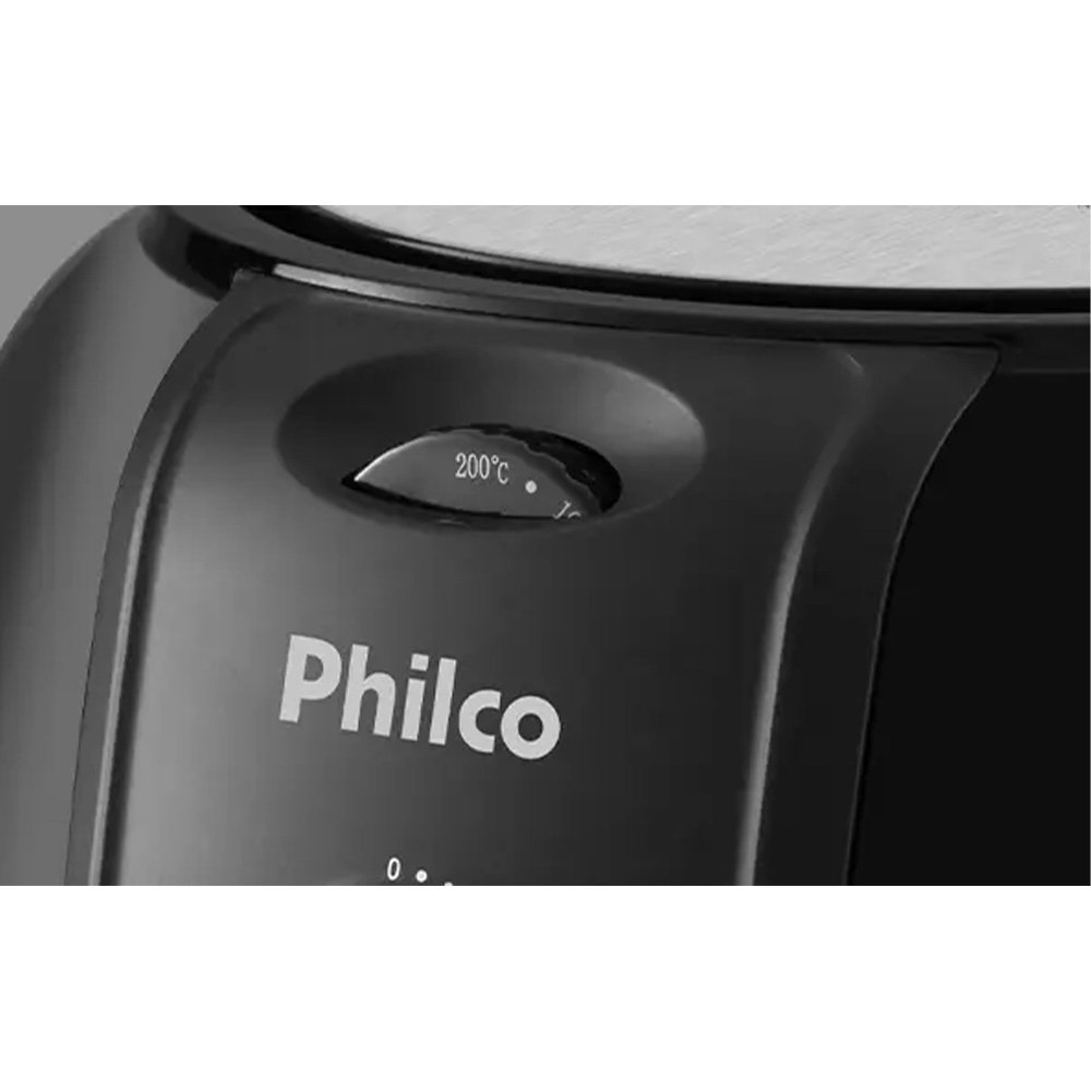 Fritadeira Elétrica Air Fryer Philco Jumbo Gourmet PFR13 Preto Lojas Edmil