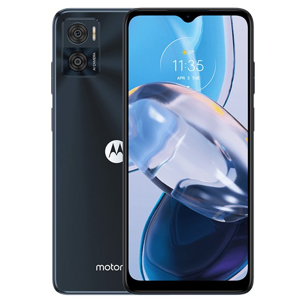 Smartphone Motorola Moto E22 128GB Android 12 Tela de 6,5" HD+ Preto