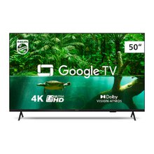 Smart TV Philips LED 50" 4K UHD PUG7408/78 Google TV, Wi-Fi e Bluetooth integrados Bivolt