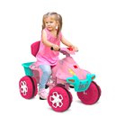 Quadriciclo Infantil Bandeirante 1220 Passeio e Pedal Rosa