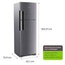 Geladeira Consul Frost Free Duplex CRM44AK 386 Litros Inox