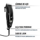 Máquina de Cortar Cabelo Britânia BCR03 9 Acessórios 18W