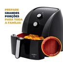 Fritadeira Elétrica Air Fryer Britânia BFR50 5,5L Antiaderente Redstone 1500W