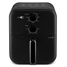 Fritadeira Elétrica Air Fryer Compacta Com 4 Litros e 1400W MAF4 Midea Preta