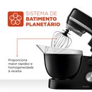 Batedeira Planetária BP-03 Mondial Com 12 Velocidades e 700W de Potência Preto