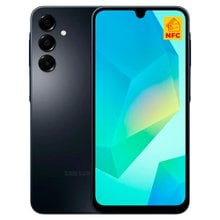 Smartphone Samsung A16 4G, 128GB, 4GB RAM NFC Câmera Traseira Tripla Preto