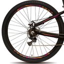 Bicicleta Colli Eudora Aro-29 Com Quadro 15.5, 21 Marchas e Câmbio Traseiro Shimano - Preto e Rosa
