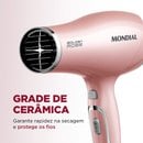 Secador de Cabelo Mondial SC-32 Golden 2000W Rosa