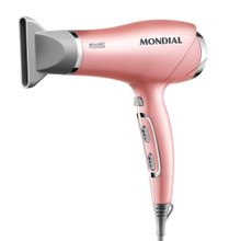 Secador de Cabelo Mondial SC-32 Golden 2000W Rosa