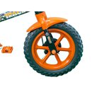 Bicicleta Infantil Track Arco Íris Aro-12 Com Rodas de Apoio e Capa Corrente - Preto e Laranja