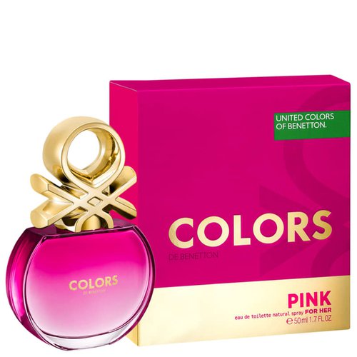 Colors Pink Eau de Toilette Feminino Benetton