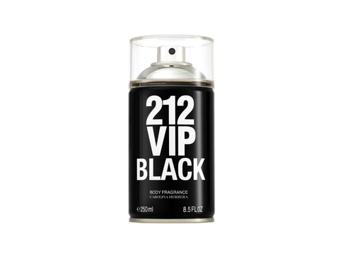 212 VIP Men Black Body Spray Masculino Carolina Herrera 250ml