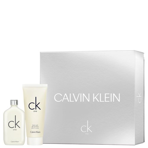 Kit CK One Calvin Klein Unissex Eau de Toilette 100ml + Loção de Banho 100ml