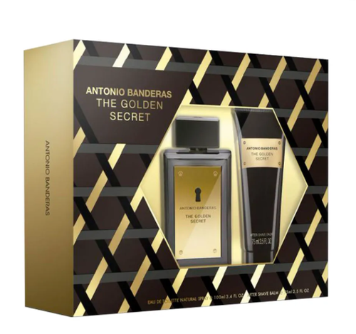 Kit Perfume The Golden Secret Antonio Banderas Masculino Eau de Toilette 100ml + Pós Barba 75ml
