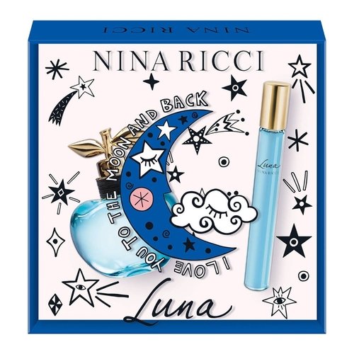 Kit Luna Nina Ricci Eau de Toilette - 50ml 1 Perfume Feminino Luna Ricci 10ml -