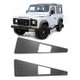 Protetor Para-lama Land Rover Defender Alumínio Xadrez Preto