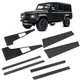 Super Kit Proteção Land Rover Defender 110 em Alumínio Full Preto